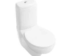 Villeroy & Boch WC für WC-Kombination O.novo Tiefspüler mit Spülrand weiß glänzend ohne WC-Sitz und Spülkasten 66231001