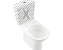 Villeroy & Boch WC für WC-Kombination O.novo Tiefspüler mit Spülrand weiß glänzend ohne WC-Sitz und Spülkasten 56610101