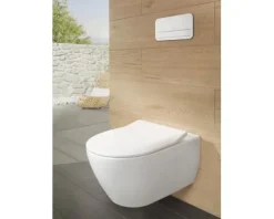Villeroy & Boch WC-Sitz Subway 2.0 SlimSeat 9M78S1 weiß mit Absenkautomatik