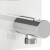 Vitra Wandanschlussbogen mit Brausehalter Suit chrom glänzend A42832