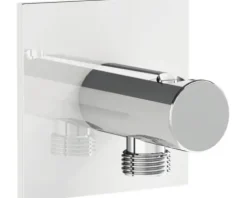 Vitra Wandanschlussbogen mit Brausehalter Suit chrom glänzend A42832