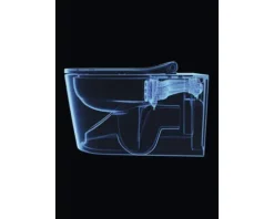 VitrA Wand-WC Set Nest Tiefspüler QuantumFlush ohne Spülrand weiß glänzend mit Beschichtung VitrA Hygiene + VitrA Clean mit WC-Sitz 7870B403-6361
