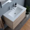 Vormontiertes Badezimmermöbel-Set mit 2 Schubladen, 80cm | Berlin