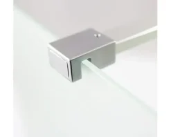 Walk In Duschwand BREUER Panorama Express Q72 100 cm Klarglas Profilfarbe chrom