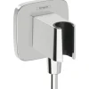 Wandanschluss mit Brausehalter hansgrohe FixFit Q chrom 26887000