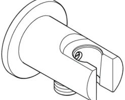 Wandanschlussbogen mit Brausehalter Grohe Quickfix Vitalio Universal chrom 26962001