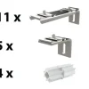 Wandhalterungen Set höher AS-SET05