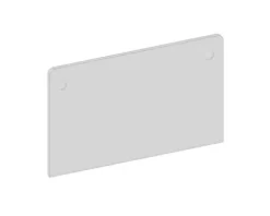 Wandpaneel über Waschbecken Devo Lotos BxHxT 66x40x1.7 cm perfect touch schwarz matt