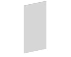 Wandpaneel über Waschbecken Devo Lotos BxHxT 56x117x1.7 cm perfect touch schwarz matt