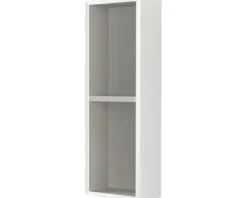 Wandregal 60x20 cm weiß hochglanz