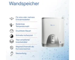 Wandspeicher Regent REG 100 QB EU 100 Liter