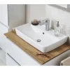 Waschplatz Pelipal Quickset 360 BxHxT 78 x 64,2 x 50 cm Frontfarbe weiß mit Keramik-Waschtisch weiß 360.078002