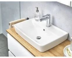 Waschplatz Pelipal Quickset 360 BxHxT 113 x 64,2 x 50 cm Frontfarbe weiß mit Keramik-Waschtisch weiß 360.110003