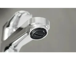 Waschtischarmatur hansgrohe Rebris S 72588000 chrom mit CoolStart EcoSmart und Zugstangen-Ablaufgarnitur