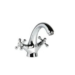 Waschtisch-, Bidet-und Wannenarmatur mit Kreuzgriff | Narciso