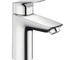 Waschtischmischer hansgrohe Logis 71100000 chrom inkl. Ablaufgarnitur
