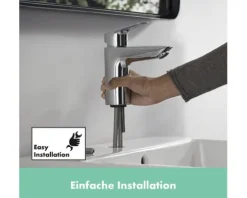 Waschtischmischer hansgrohe Logis 71107000 chrom inkl. Ablaufgarnitur