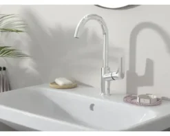 Waschtischmischer hansgrohe Logis 71131000 chrom ohne Ablaufgarnitur