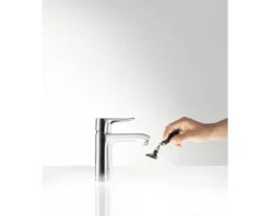 Waschtischmischer hansgrohe Metris 31080000 chrom inkl. Ablaufgarnitur