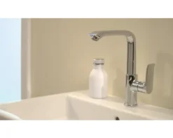 Waschtischmischer hansgrohe Metris 31087000 chrom inkl. Ablaufgarnitur