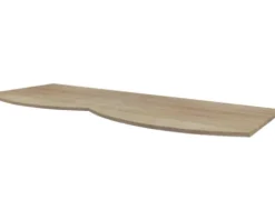 Waschtischplatte Baden Haus 138 x 51 cm Holz Ohne Ausschnitt