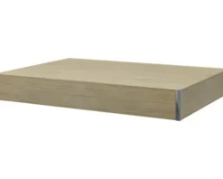 Waschtischplatte Baden Haus 60 x 43 cm Tabacco Holz Ohne Ausschnitt