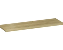 Waschtischplatte Cersanit 140 x 45 cm Holz Ohne Ausschnitt