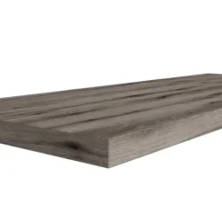 Waschtischplatte 120 cm für das Badezimmer in Holzoptik Eiche dunkel