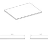 Waschtischplatte Jungborn 606 x 46 cm Uni Ohne Ausschnitt