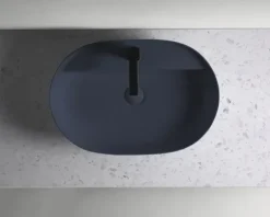 Waschtischplatte Jungborn 606 x 460 mm Terrazzo Ohne Ausschnitt