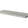 Waschtischplatte Pelipal 1180 x 445 mm Beton Ohne Ausschnitt