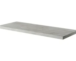 Waschtischplatte Pelipal 1180 x 445 mm Beton Ohne Ausschnitt