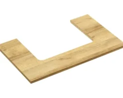 Waschtischplatte Pelipal 780 x 500 mm Holz Mit Ausschnitt