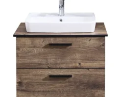 Waschtischplatte Pelipal 73 x 445 mm Holz Ohne Ausschnitt