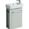 Waschtischunterschrank GEBERIT Renova Comprimo Renova Compact BxHxT 44,8 x 60,4 cm x 22,2 cm Frontfarbe grau hochglanz 862251000