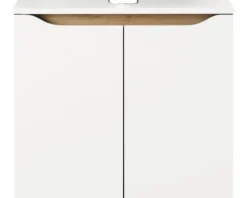 Waschtischunterschrank Pelipal Quickset 857 BxHxT 60 x 53 cm x 33 cm Frontfarbe weiß glänzend glanz