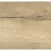 Waschtischunterschrank Porto 70 cm mit Waschtischplatte weiß hochglanz / Eiche natur