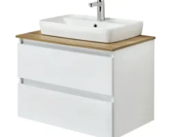 Waschtischunterschrank pelipal Balu 53 x 75 cm Weiß glänzend ohne Platte und Waschtisch