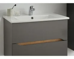 Waschtischunterschrank Pelipal Quickset 357 BxHxT 72 x 51,3 cm x 44 cm Frontfarbe grau matt 357.017213