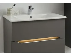 Waschtischunterschrank Pelipal Quickset 357 BxHxT 72 x 51,3 cm x 44 cm Frontfarbe grau matt 357.017213