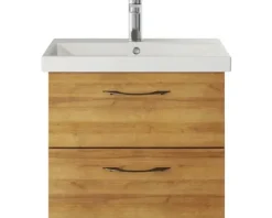 Waschtischunterschrank Pelipal Xpressline 4035 BxHxT 56 x 48,2 cm x 43,5 cm Frontfarbe eiche riviera 4035.475601