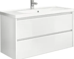Waschtischunterschrank Pelipal xpressline 3261 BxHxT 100 x 52,9 cm x 42 cm Frontfarbe weiß 3261.511014