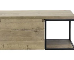 Waschtischunterschrank Sanox Frozen Frontfarbe tabacco Regal schwarz BxHxT 100,2 x 43,6 x 45 cm
