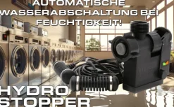 Wasserstoppventil Hydro-Stopper H001ds, Leckwassermelder, Abschaltventil mit 3/4 Zoll Anschlüsse.