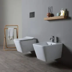 WC und Bidet Kombination für Wandmontage | Rock