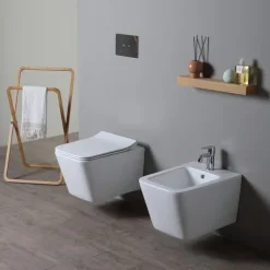 WC und Bidet Kombination für Wandmontage | Rock