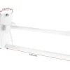 WC-Aufstehbügel klappbar kurz T: 555 mm weiß