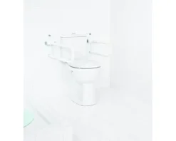 WC-Aufstehbügel klappbar lang T: 760 mm weiß