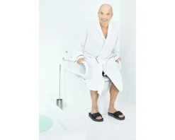 WC-Aufstehbügel klappbar lang T: 760 mm weiß
