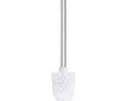 WC-Bürste spirella Atlantic Ø 7,2 cm chrom/weiß glänzend 10.10441